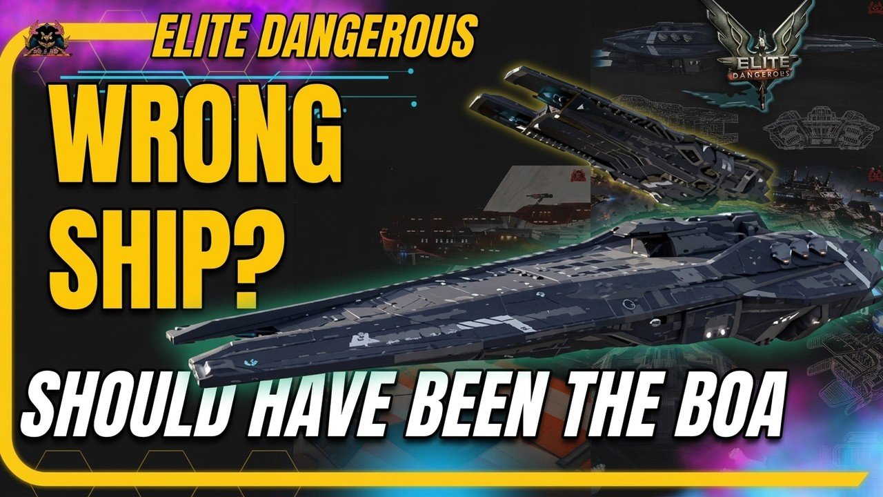 Elite Dangerous Anaconda Mk II concept and the case for a modern Boa