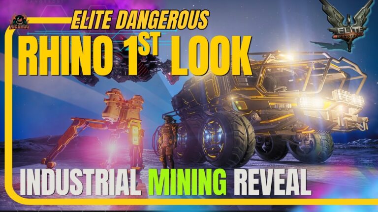 Elite Dangerous Rhino SRV surface mining vehicle first look thumbnail